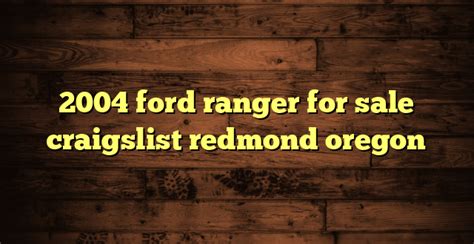12/16 · Bend. . Redmond oregon craigslist